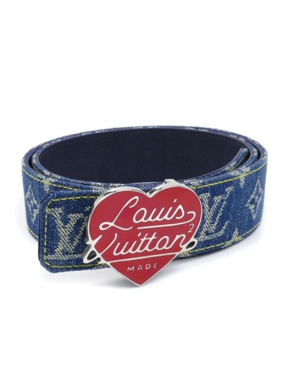 Louis Vuitton Ceinture Lvheart Belt Blue - Picture 1 of 6